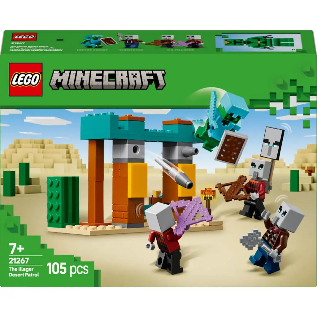 LEGO® Minecraft: Illageri hliadka na púšti (21267)
