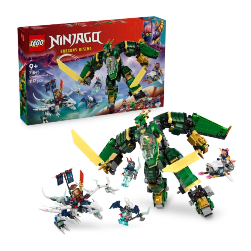 LEGO® Ninjago: Lloydov robot, ktorý sa mení na lietadlo (71845)