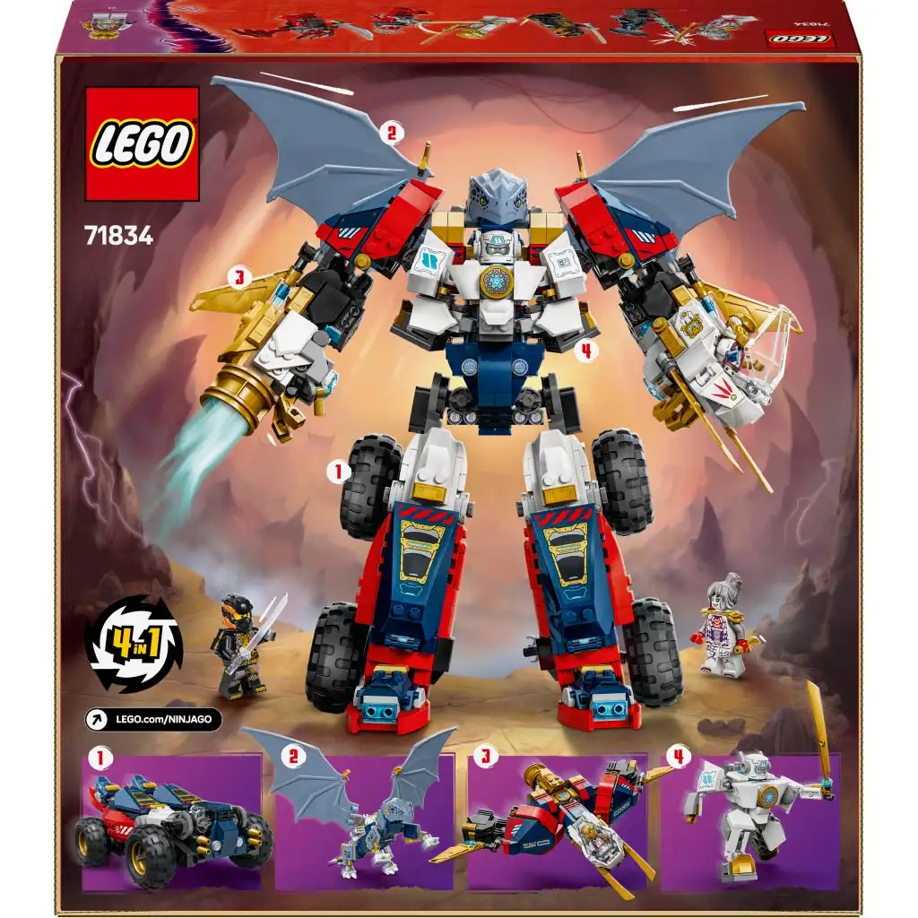 LEGO® Ninjago: Zane kombinovateľný ultra robot (71834) kép 4