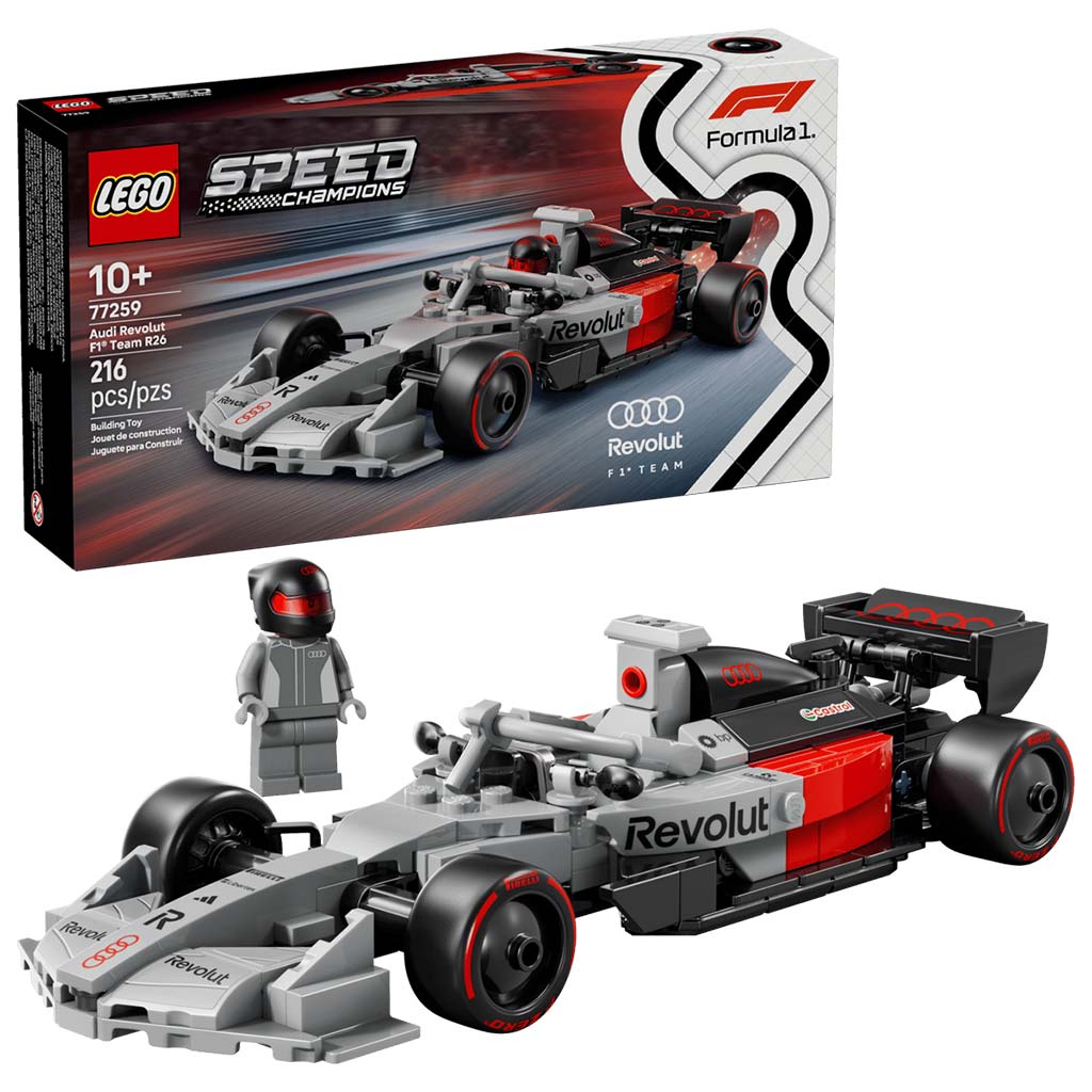 LEGO® Speed Champions: Audi Revolut F1® Team R26 závodné auto (77259) kép 1