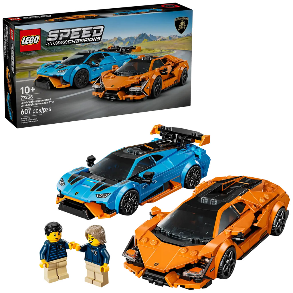 LEGO® Speed Champions: Lamborghini Revuelto a Huracán STO (77238)