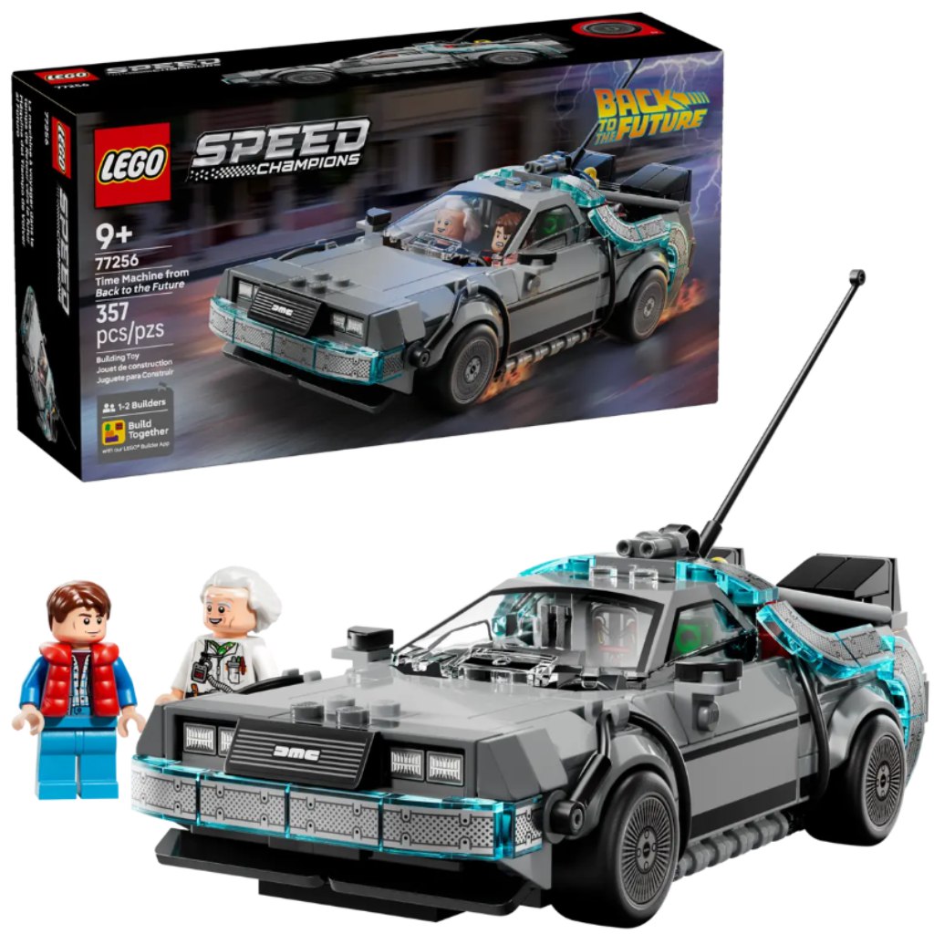 LEGO® Speed Champions: Stroj času z filmu Návrat do budúcnosti (77256)
