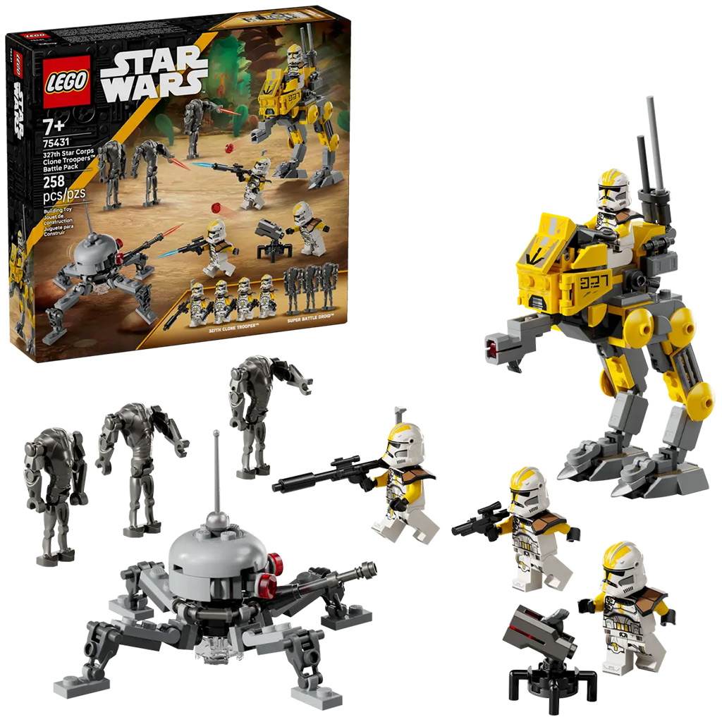 LEGO® Star Wars™: Bojový balík 327. klonových vojakov (75431)