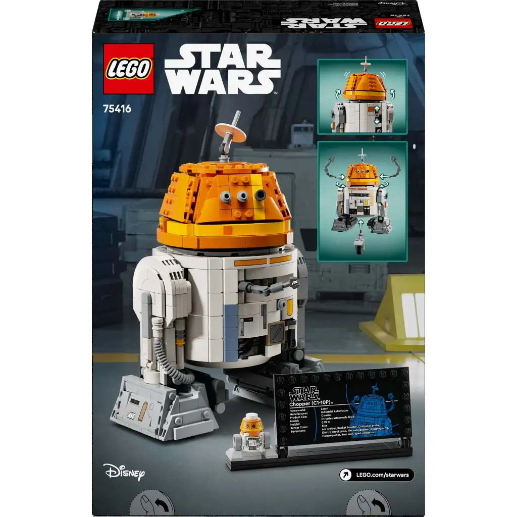 LEGO® Star Wars™: Chopper (C1-10P)™ astromechanický droid (75416) kép 3