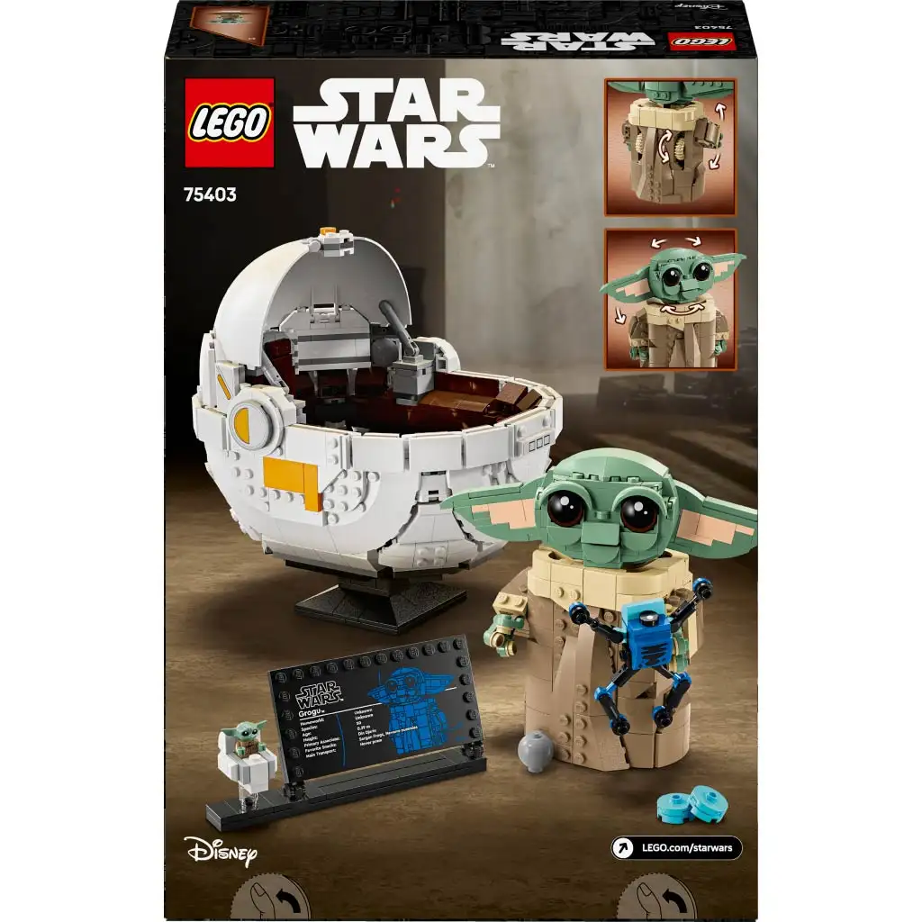 LEGO® Star Wars™: Grogu™ s levitujúcou kolískou (75403) kép 5
