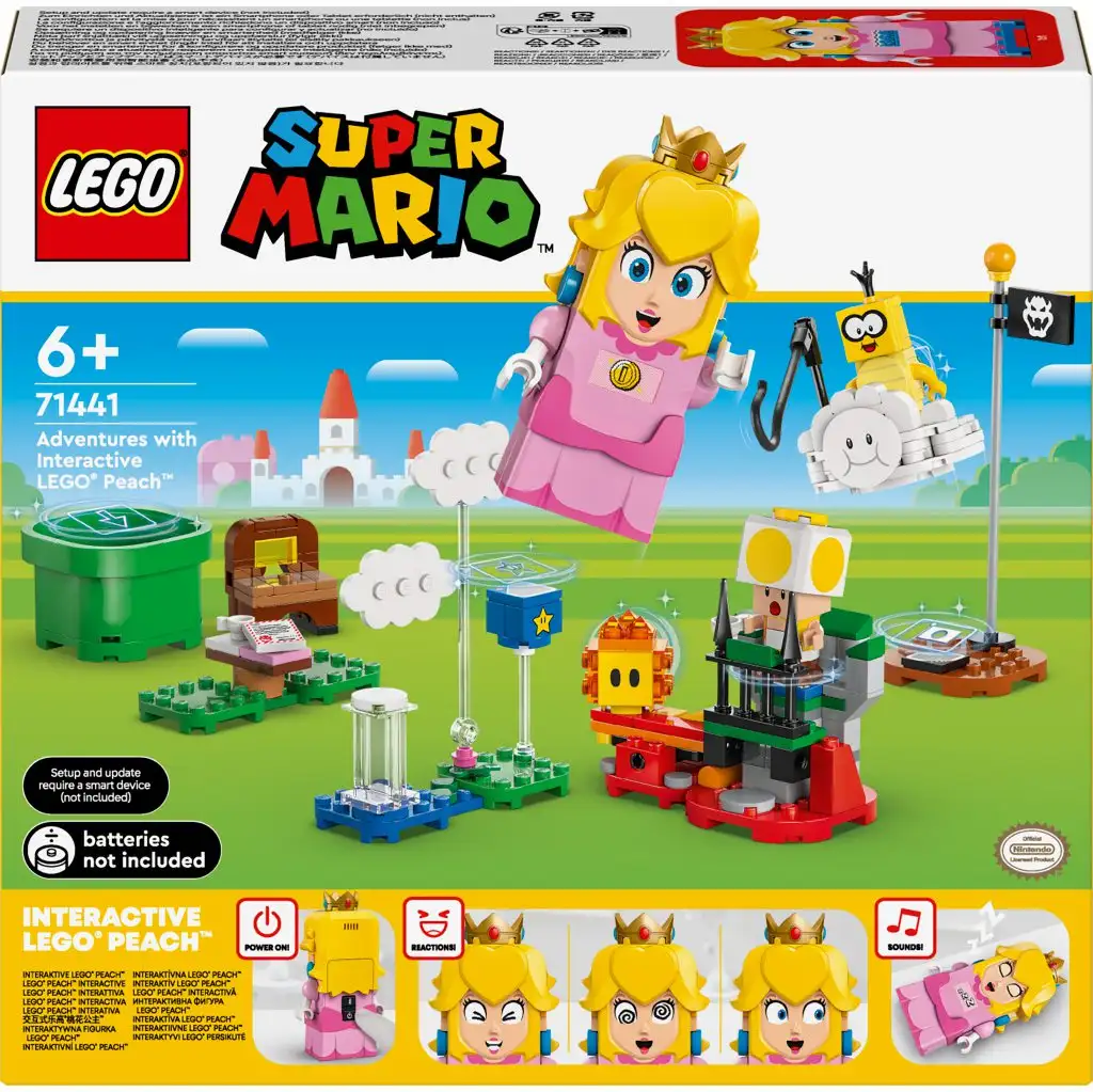 LEGO® Super Mario™: Dobrodružstvá s interaktívnou figúrkou Peach (71441)