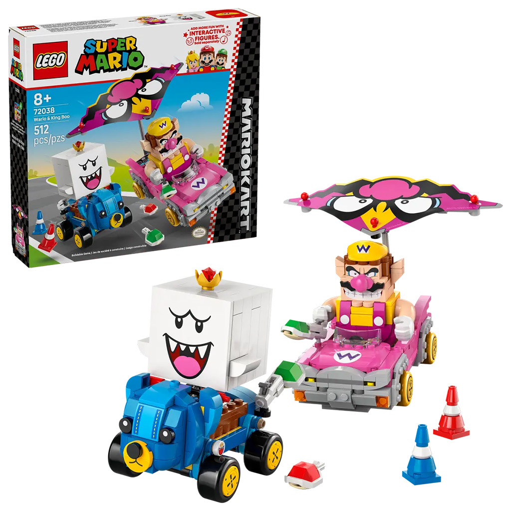 LEGO® Super Mario™: Mario Kart™ – Wario a King Boo (72038)