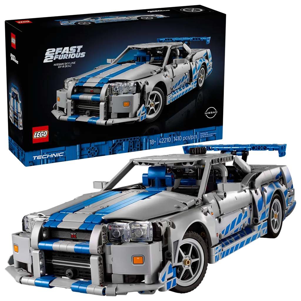LEGO® Technic: 2 Fast 2 Furious Nissan Skyline GT-R (R34) auto (42210)