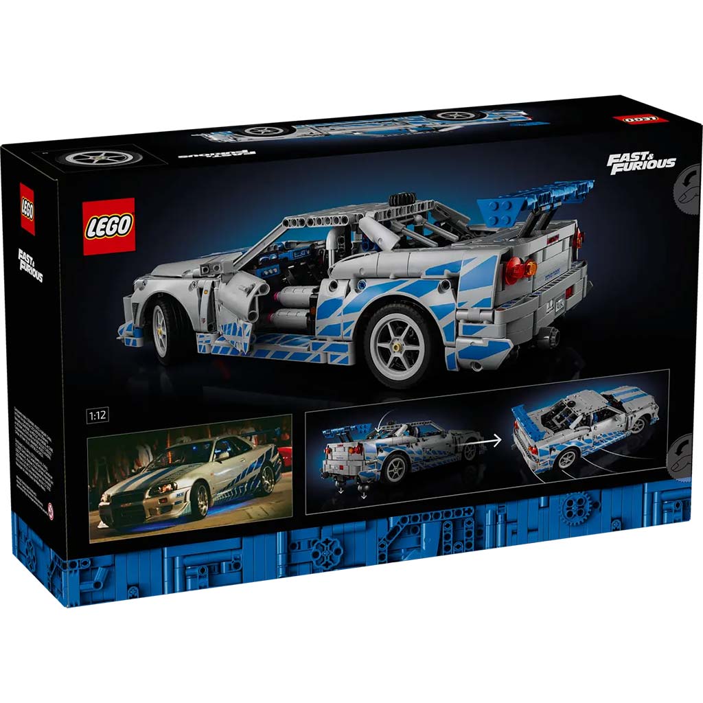 LEGO® Technic: 2 Fast 2 Furious Nissan Skyline GT-R (R34) auto (42210) kép 8