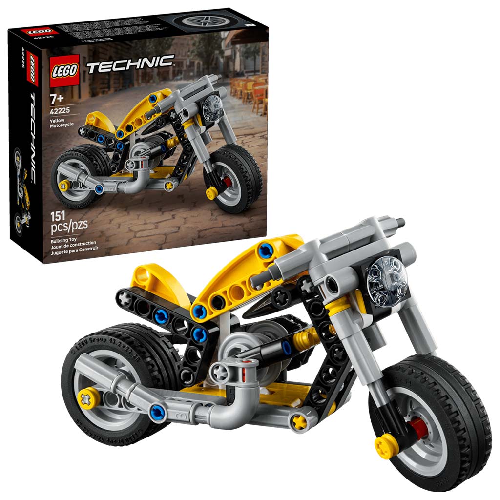 LEGO® Technic: Žltý motocykel (42225)