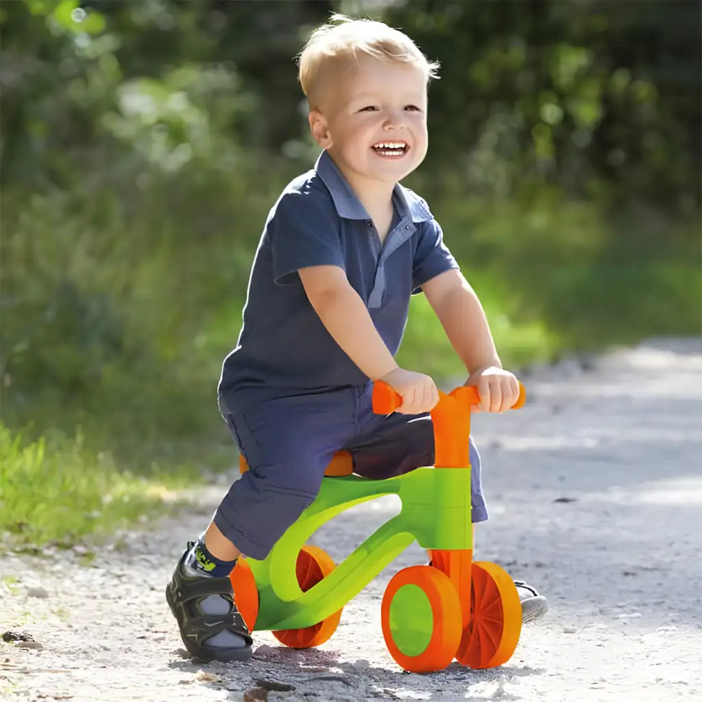 LENA: ECO nožný pohon zelený skúter kép 2