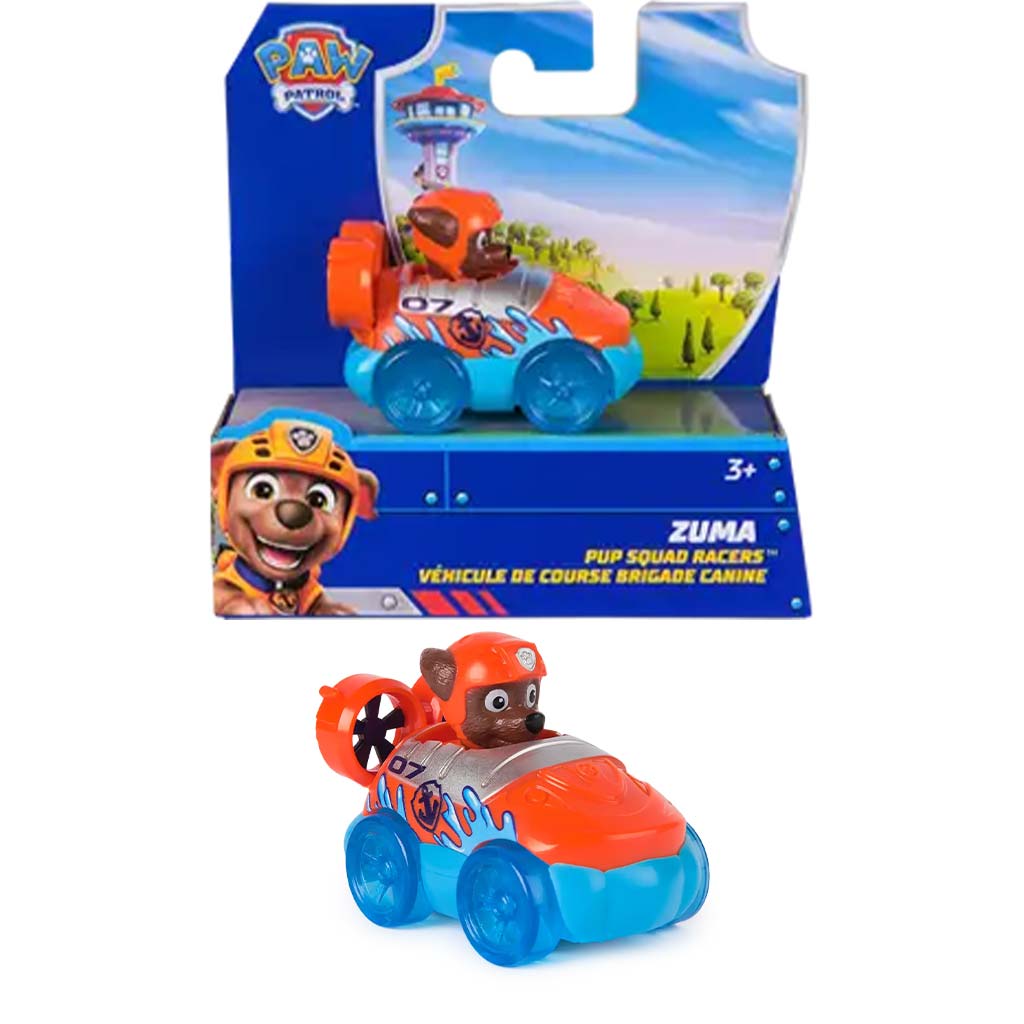 Labková patrola: Pup Squad Racers - Mini Zuma vozidlo - Spin Master