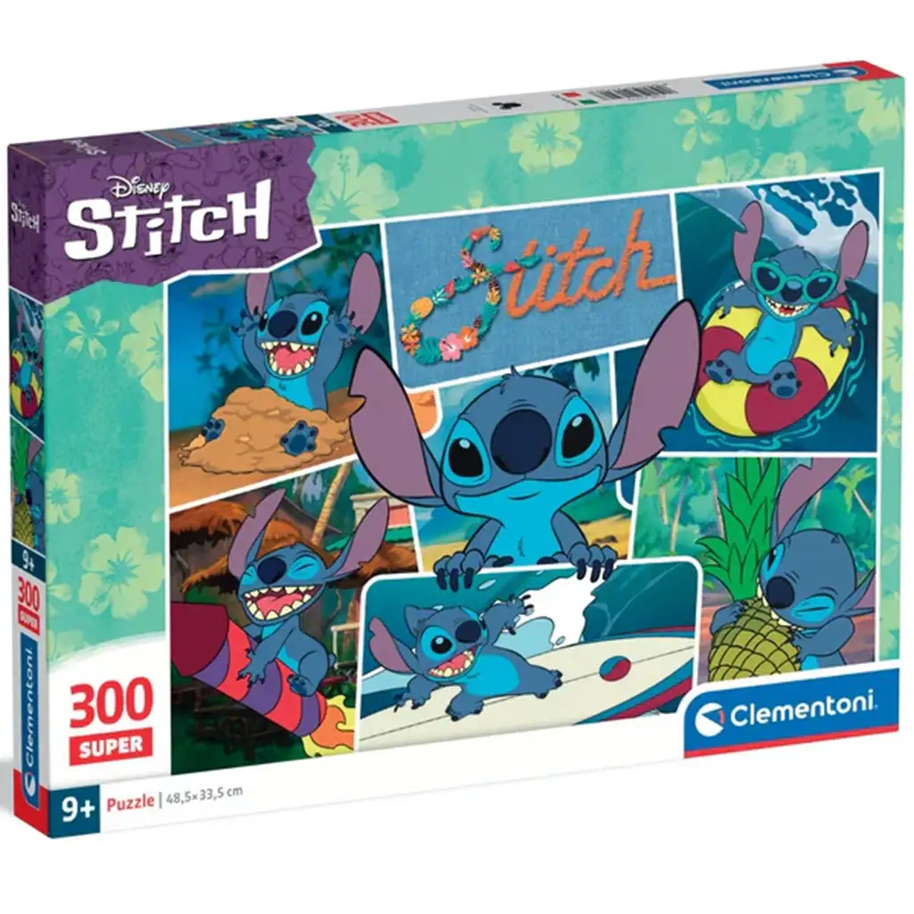 Lilo a Stitch tropická zábava 300-dielne super puzzle - Clementoni