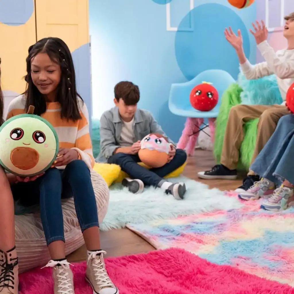 Little Biggies: Nafukovacia mini plyšová jahoda kép 2