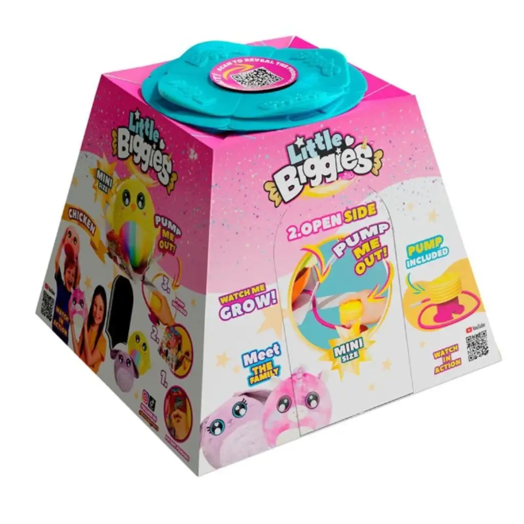 Little Biggies: Nafukovacie mini plyšové kuriatko kép 2