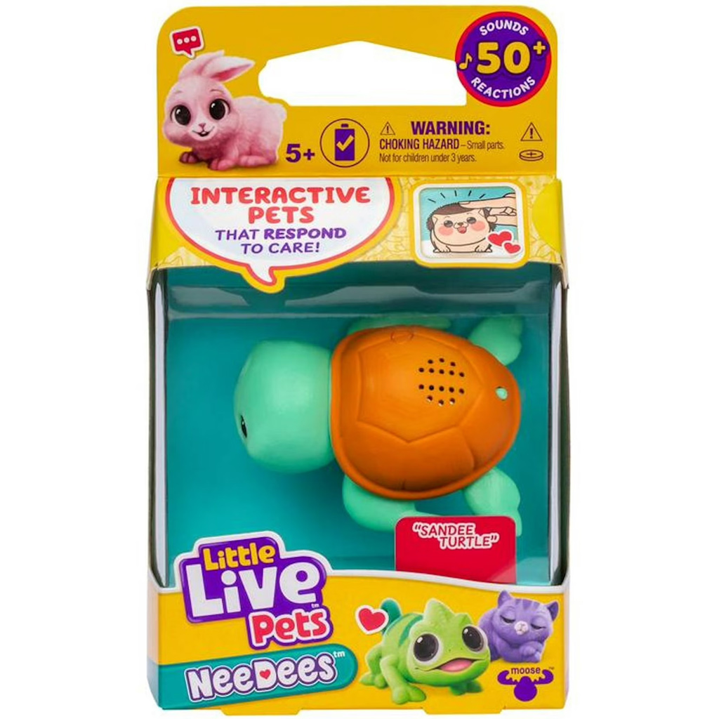 Little Live Pets: Needees Zberateľské domáce zvieratká - Sandee korytnačka