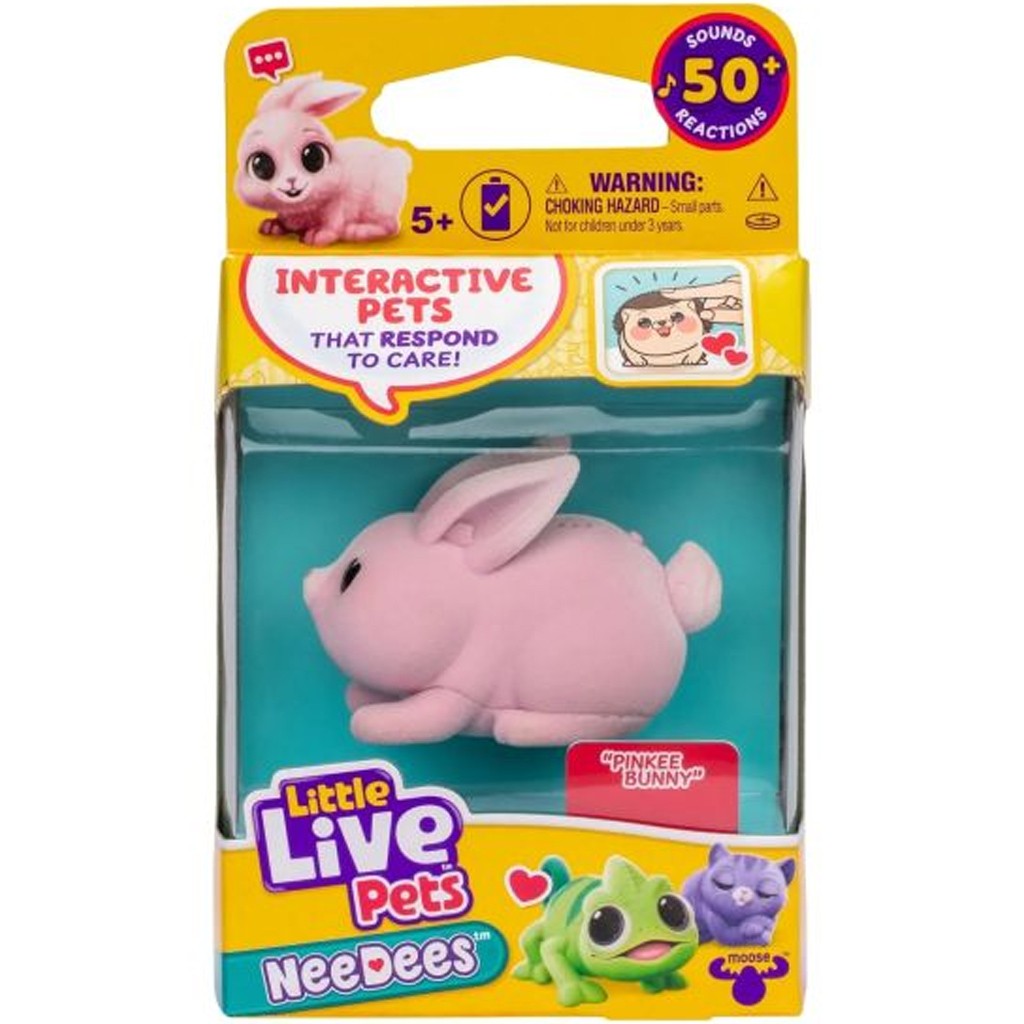 Little Live Pets: Needees Zberateľské zvieratká - Pinkee zajačik