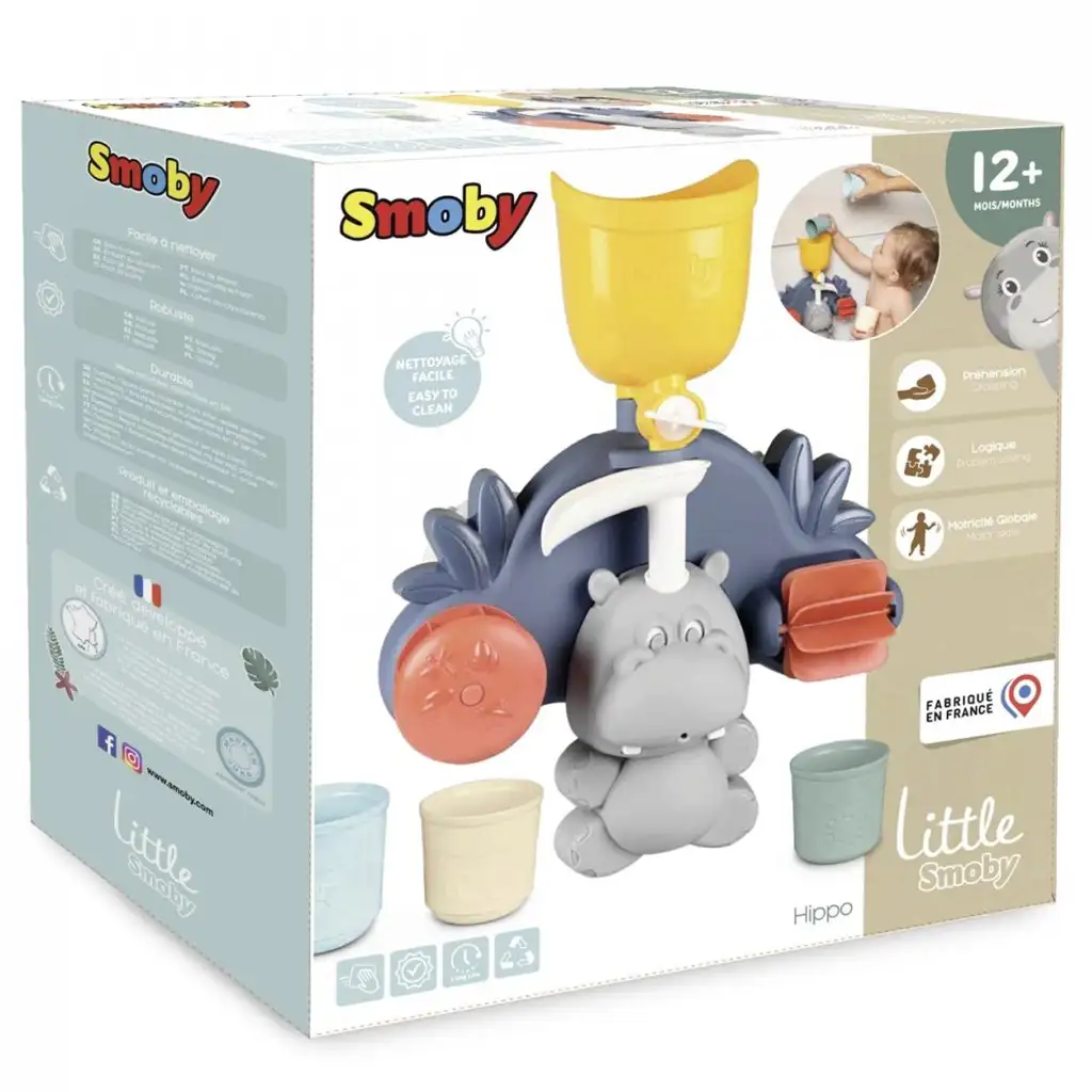 Little Smoby: Malá hrochová kúpeľňová hračka - Simba Toys
