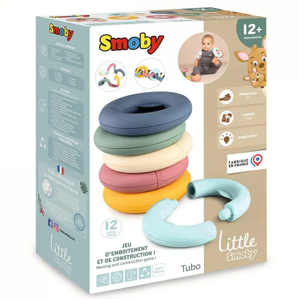 Little Smoby: Tubo rozvojové krúžky pre bábätká - Simba Toys