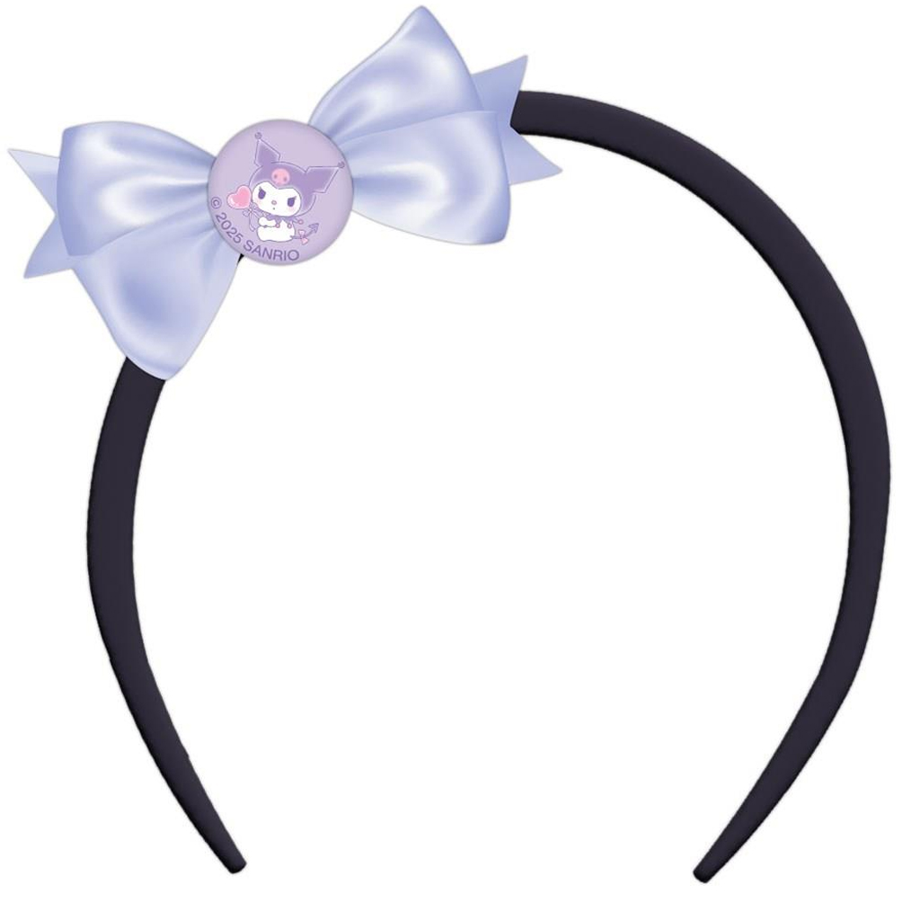 Luna: Čelenka do vlasov s mašľou a vzorom Kuromi kép 2