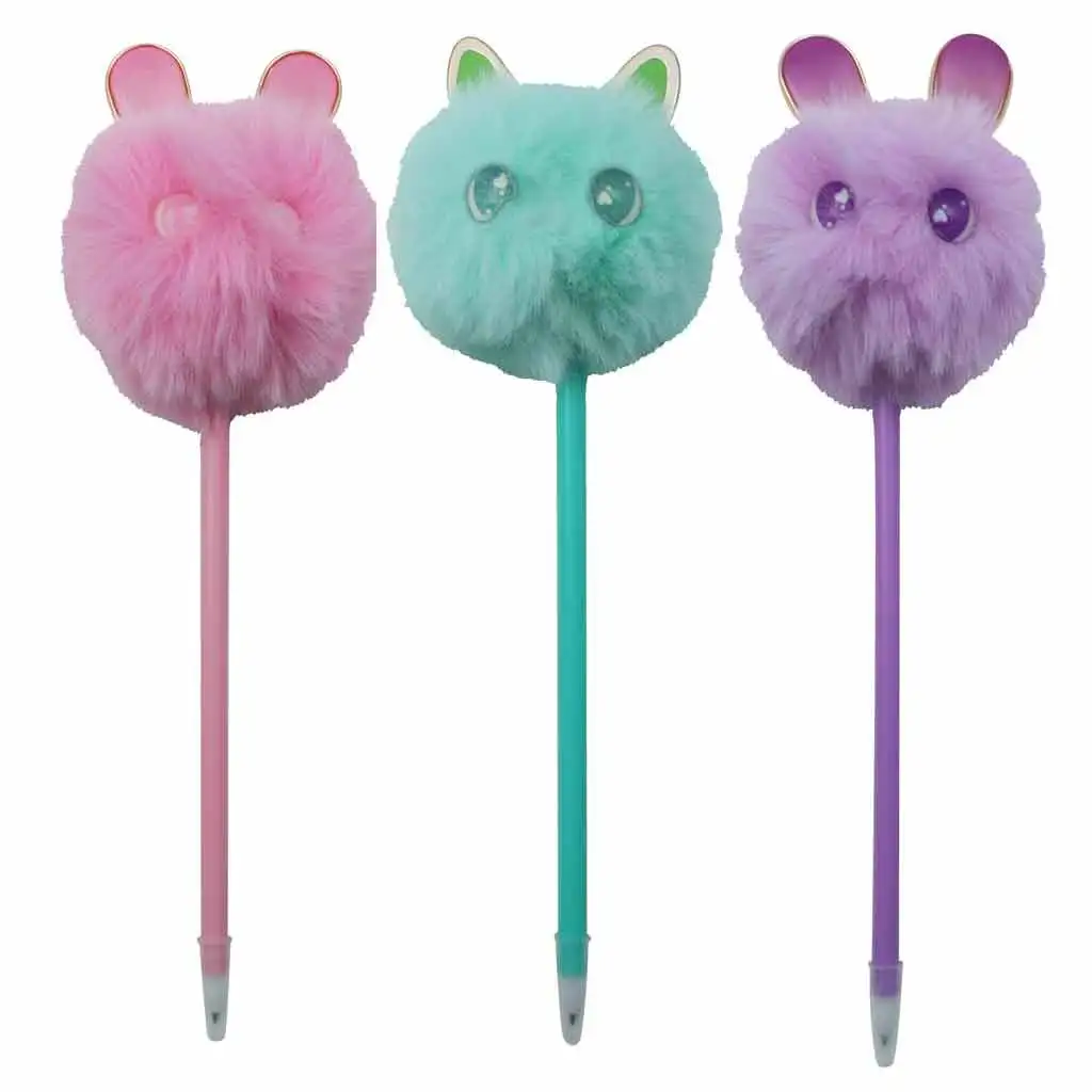 Luna: Ceruzka s pompom hlavou v rôznych variantoch 1ks kép 2