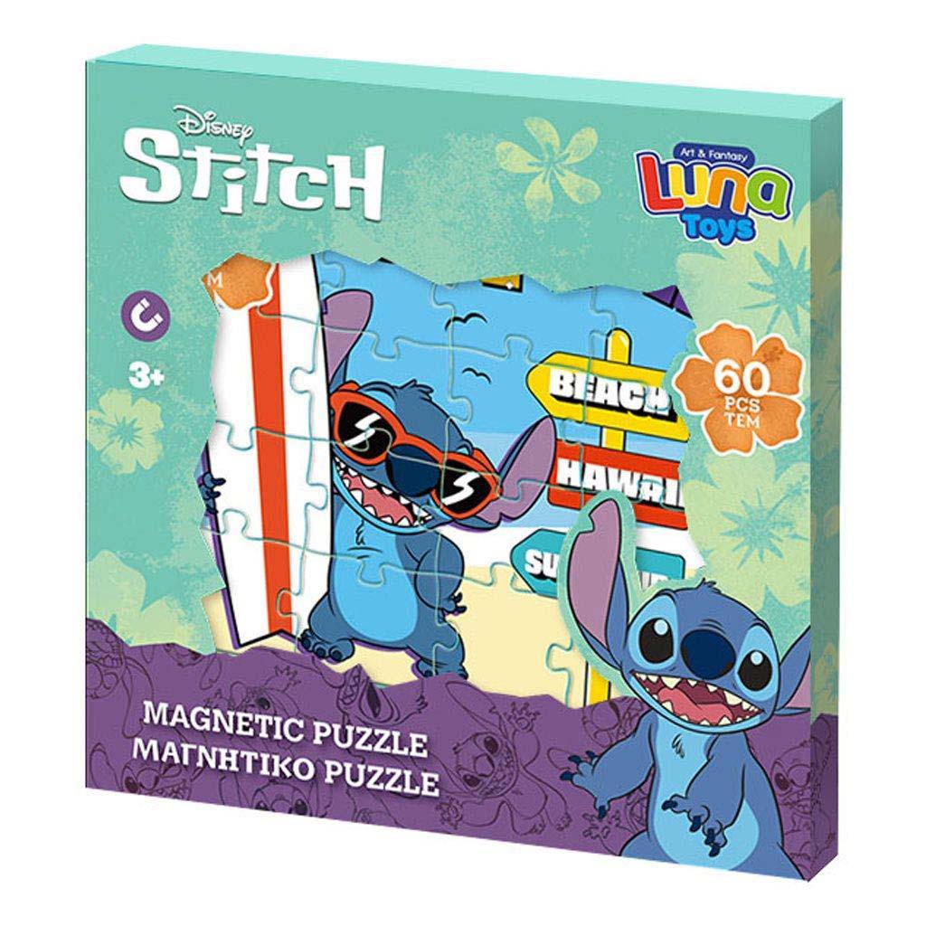 Luna: Disney Lilo a Stitch vzor 3x20 ks magnetická skladačka