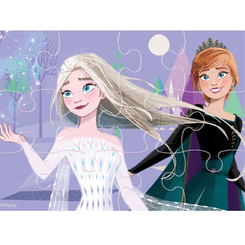 Luna: Frozen 4 v 1 puzzle set kép 5