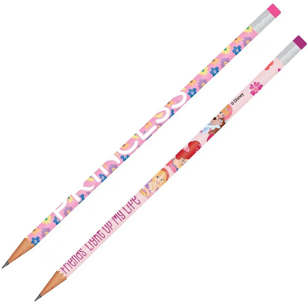 Luna: Grafitová ceruzka s gumou Disney princezné, dva druhy, 1 ks