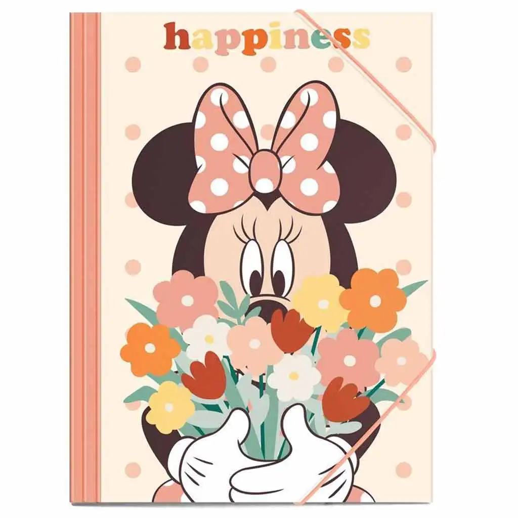 Luna: Gumičková zložka Minnie Mouse pre A4 listy 25x35cm