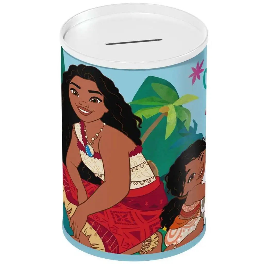 Luna: Kovová pokladnička Vaiana 2 plná dobrodružstiev 10x15 cm