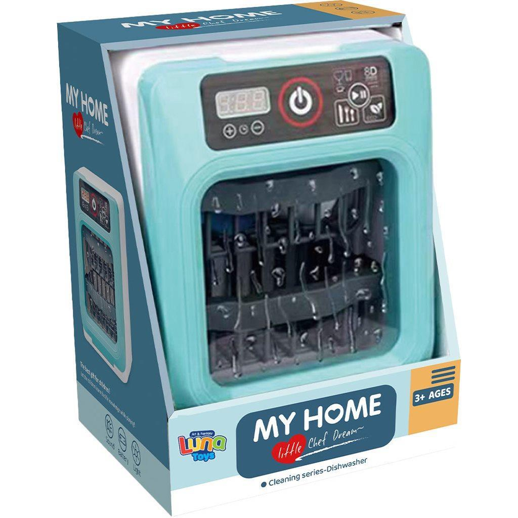 Luna: Moja domácnosť modrá umývačka riadu so svetlom a zvukom