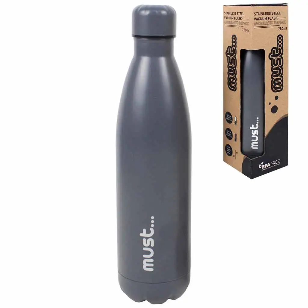Luna: Must - Nerezová vákuová fľaša 750ml