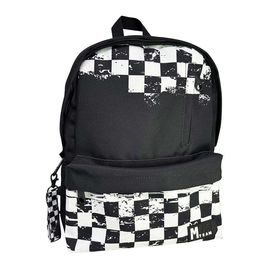 Luna: Must Team Chessboard zaoblený školský batoh, ruksak 32x17x42 cm