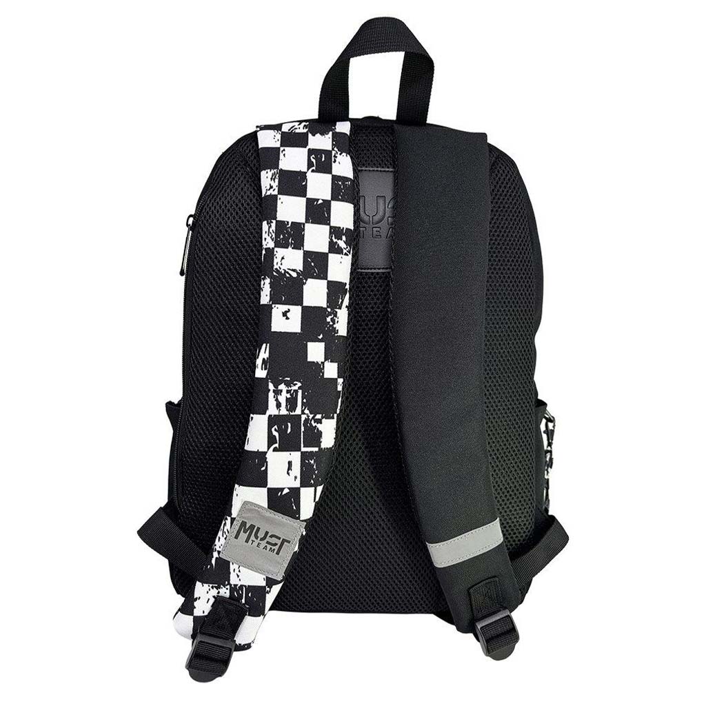 Luna: Must Team Chessboard zaoblený školský batoh, ruksak 32x17x42 cm kép 2