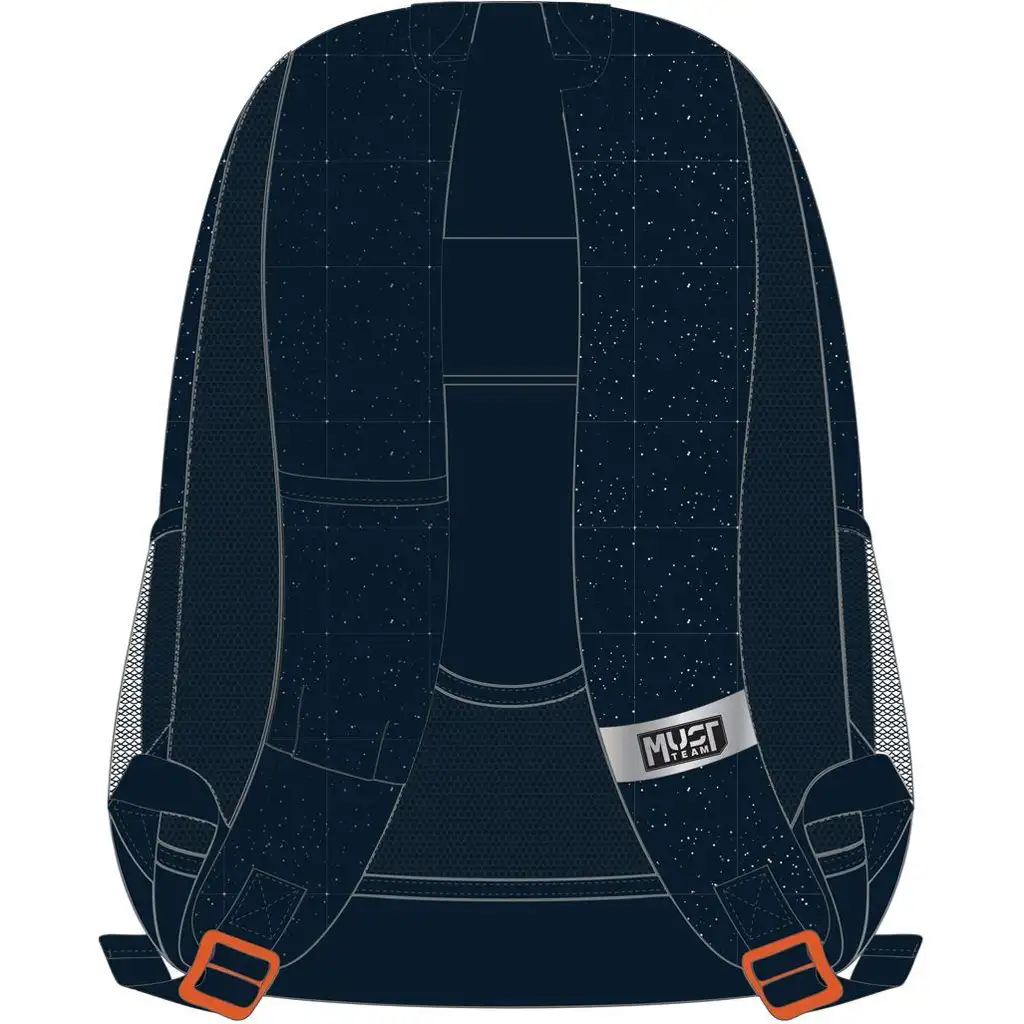 Luna: Must Team astronaut zaoblený trojkomorový školský batoh, ruksak 32x18x43 cm kép 2