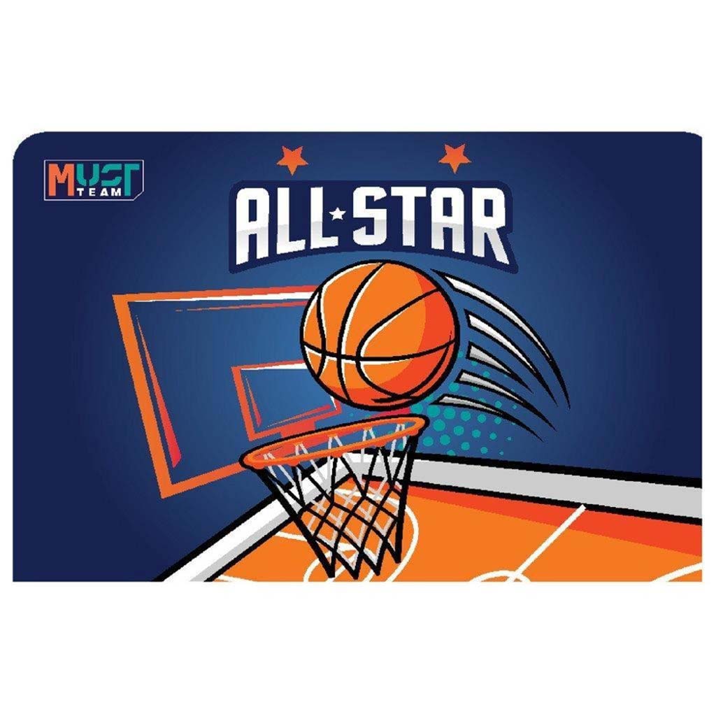 Luna: Must Team basketbalový vzor stôl podložka pod ruku 43x29 cm