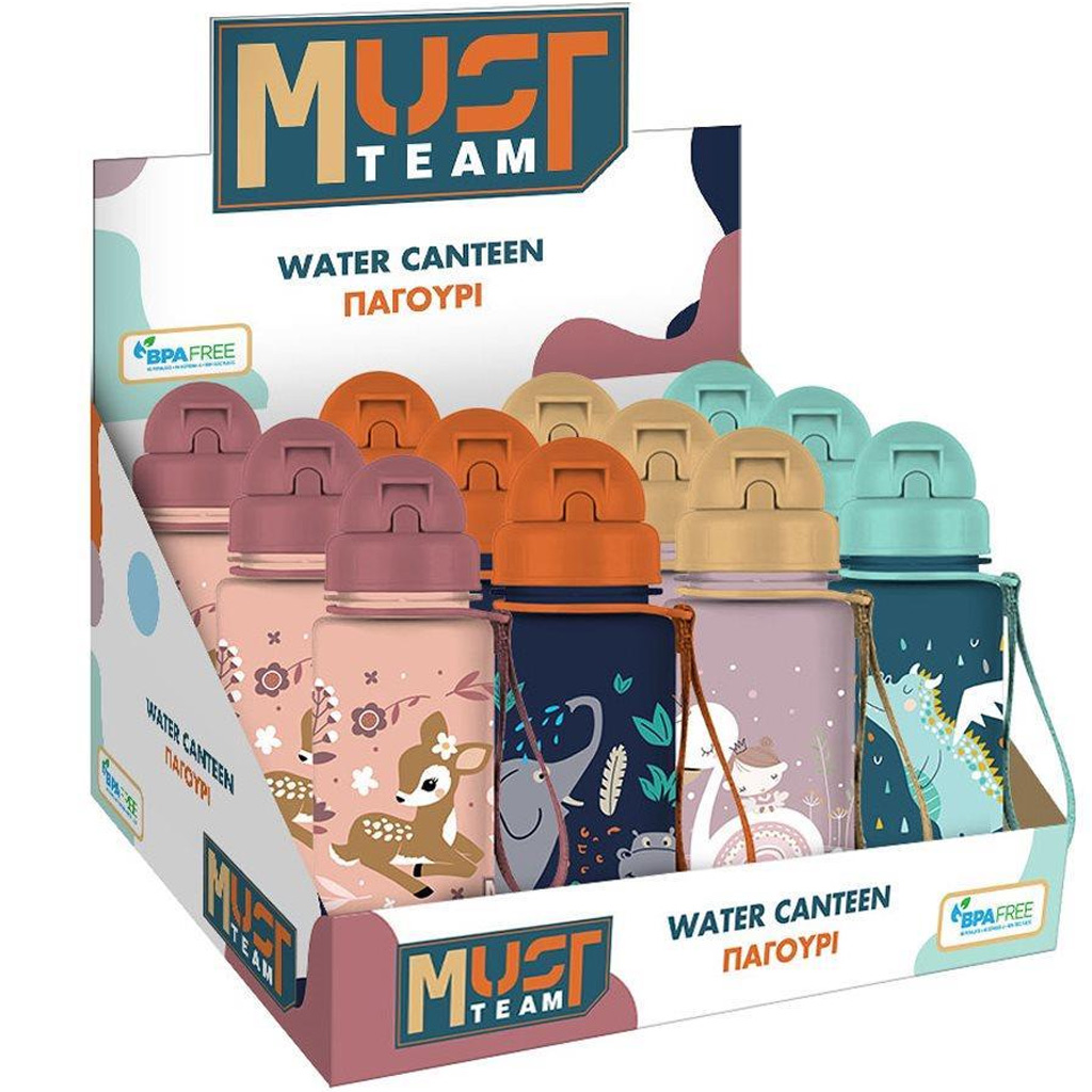 Luna: Must Team fľaša s motívmi zvierat v rôznych variantoch 400 ml 1 ks