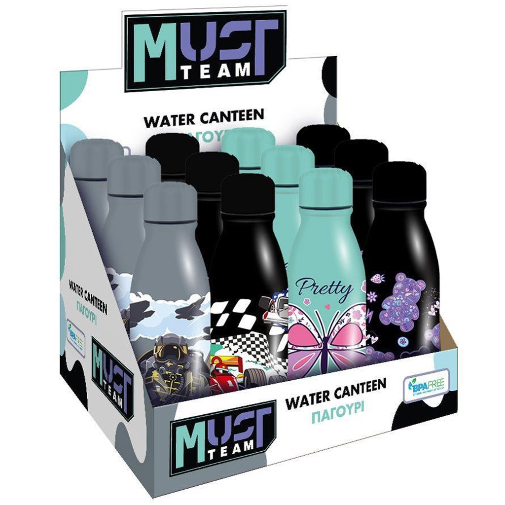 Luna: Must Team hliníková fľaša v rôznych prevedeniach 550 ml 1 ks