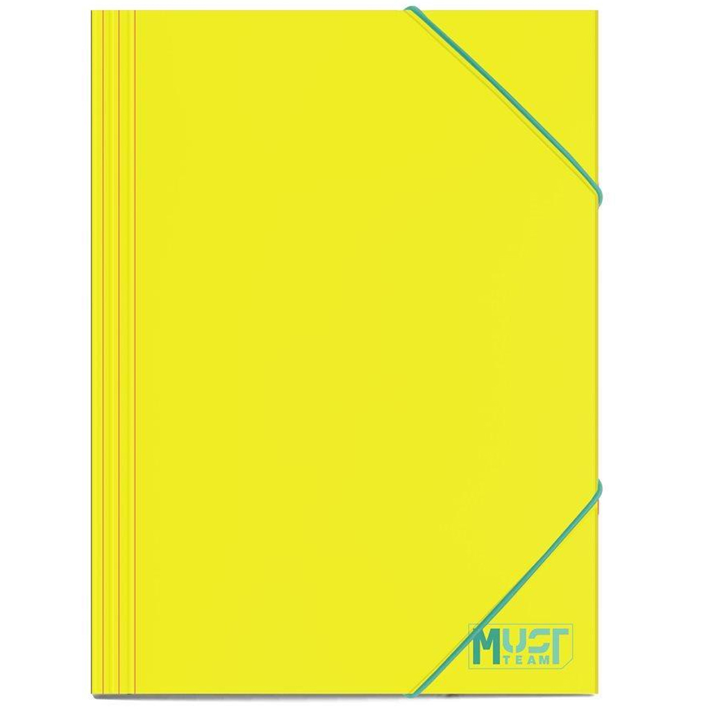 Luna: Must Team žltý gumový zakladač 25x35 cm