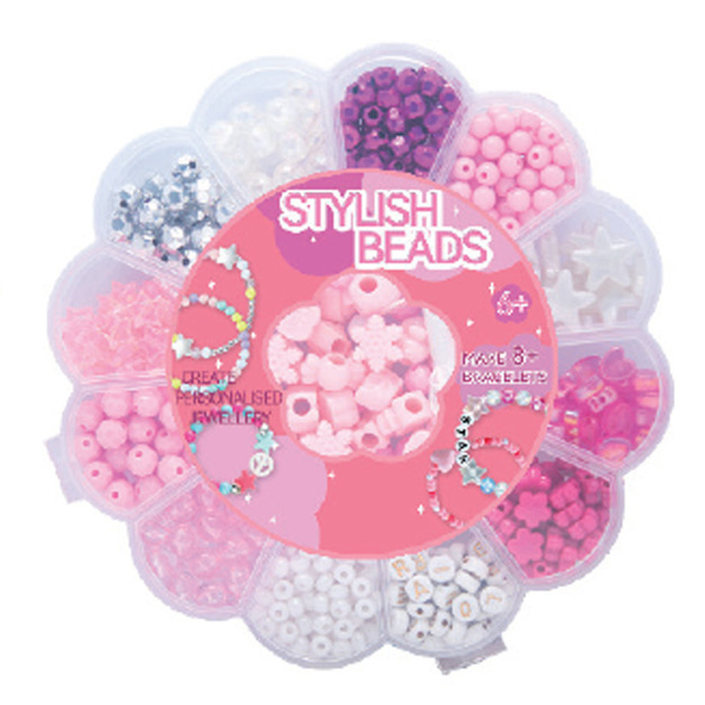 Luna: Navliekateľné korálky v kvetinovom úložnom boxe kép 2