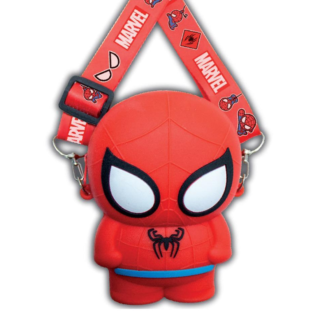Luna: Peňaženka v tvare 3D figúrky Spider-Mana s ramenným popruhom