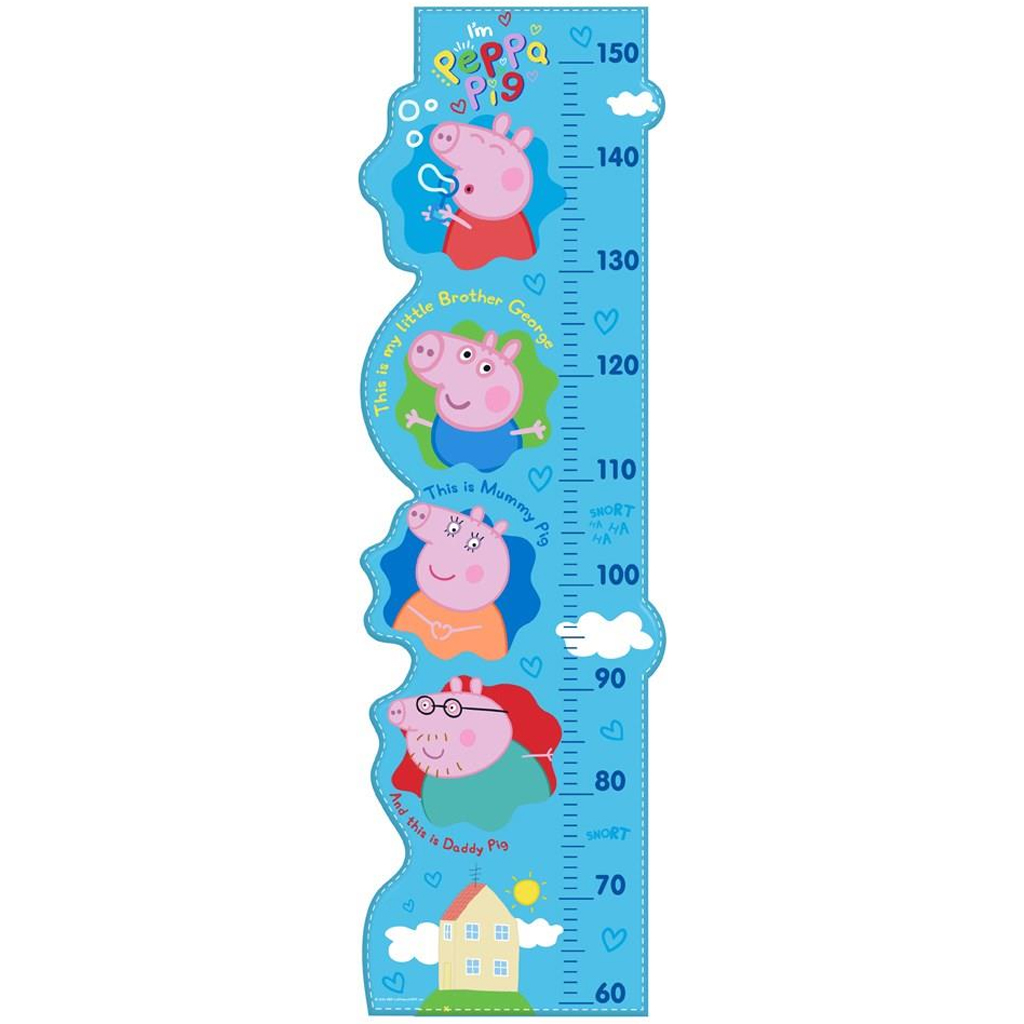 Luna: Peppa Pig vymaľovateľný meter na stenu, maxi puzzle 25 ks kép 3