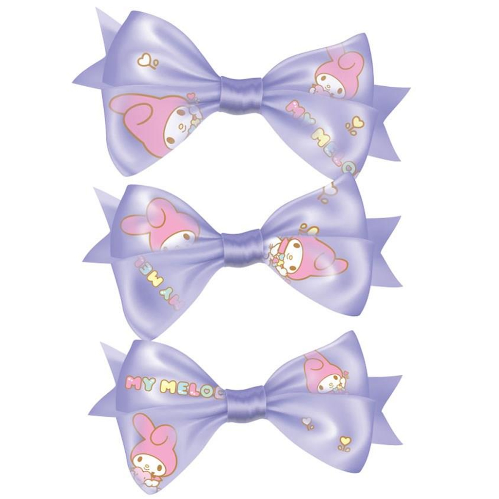 Luna: Sada 3 mašľových sponiek do vlasov My Melody kép 2