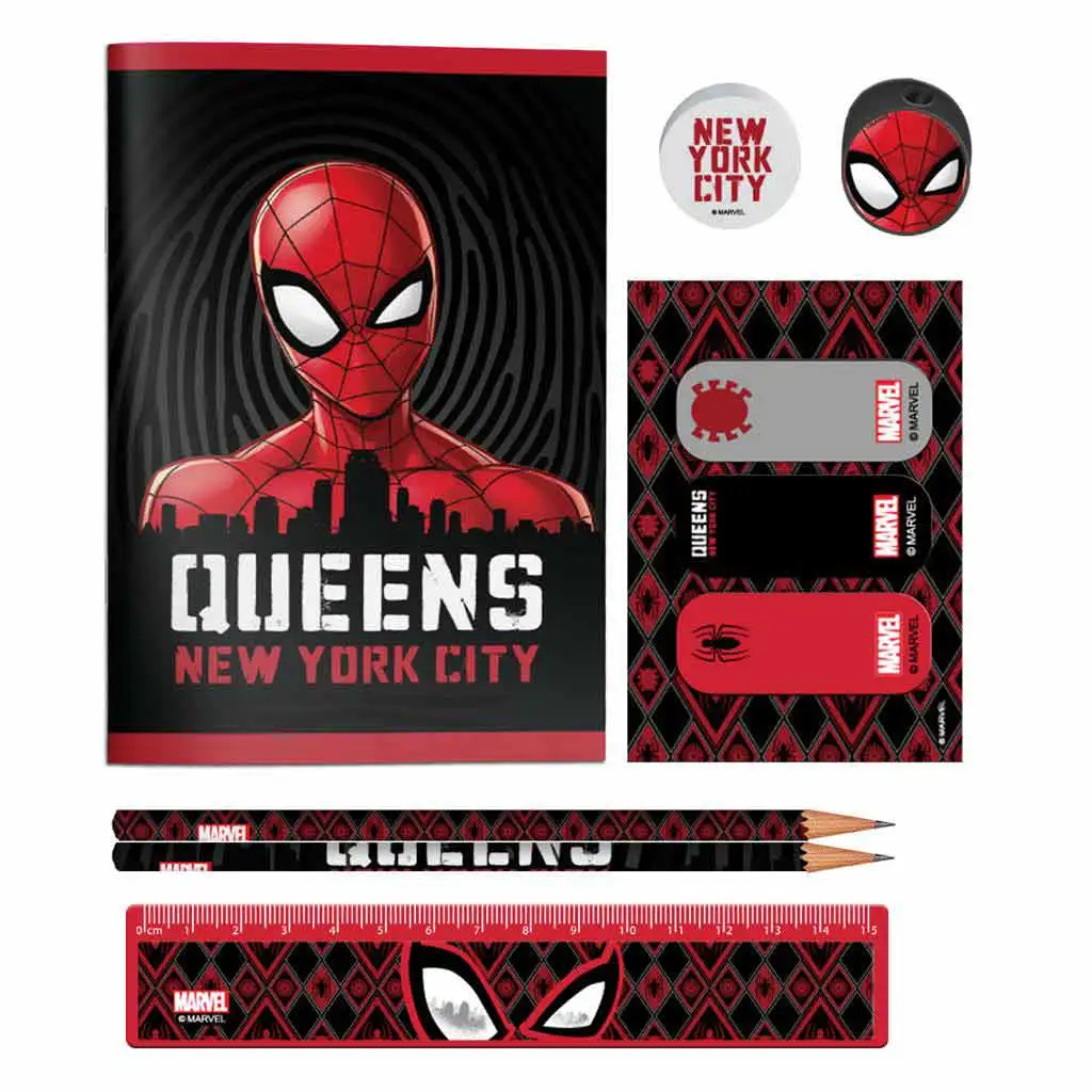 Luna: Sada písacích potrieb Spiderman v PVC taške kép 2