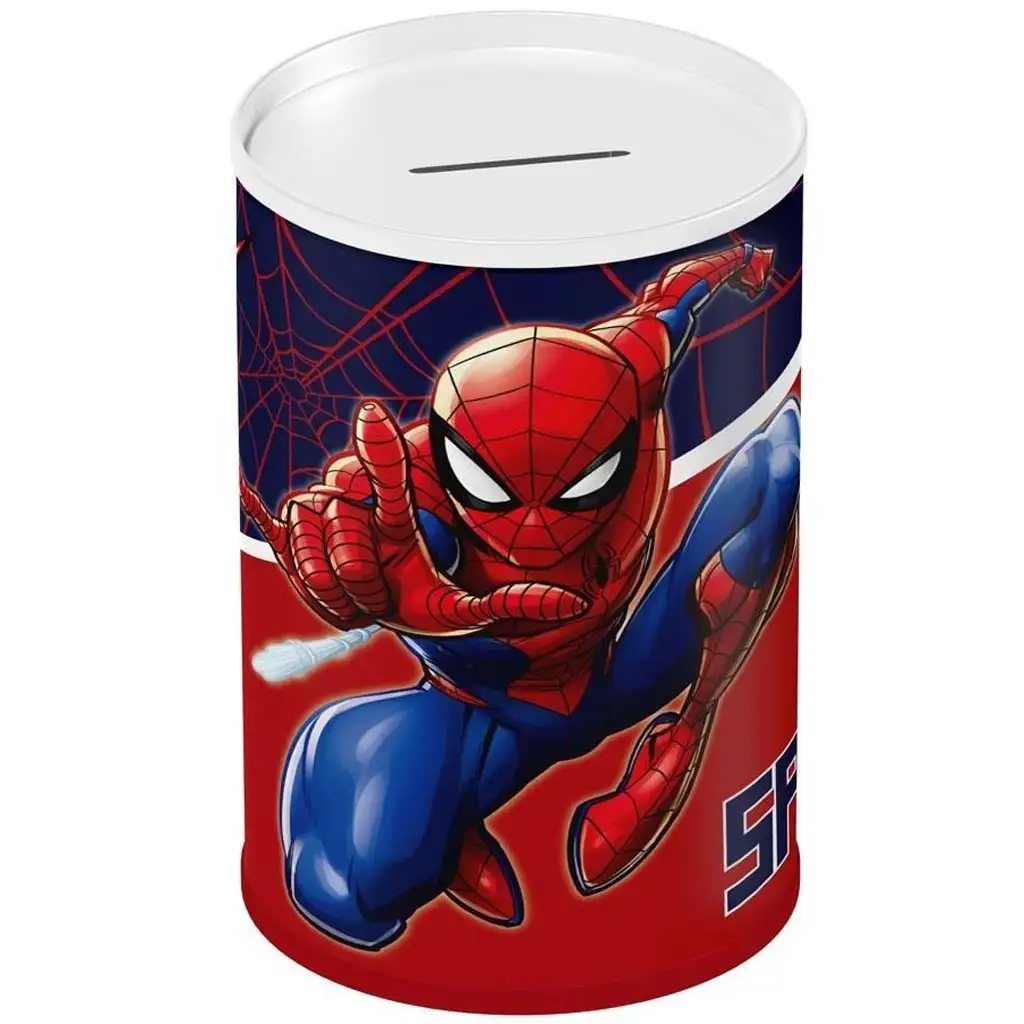 Luna: Spider-Man superhrdinský kovový pokladničný box 10x15cm