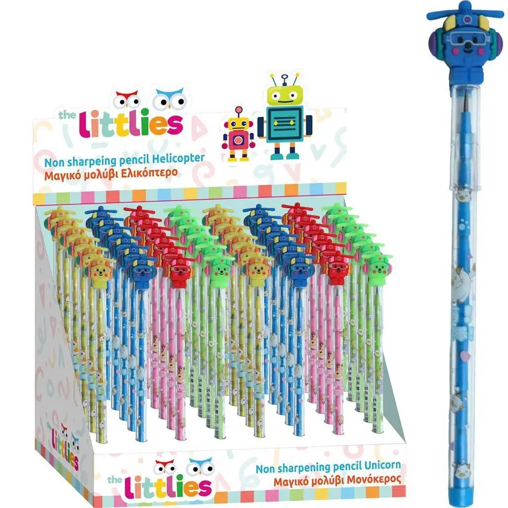 Luna: The Littlies mechanická ceruzka s vrtuľníkom, rôzne druhy – 1 ks