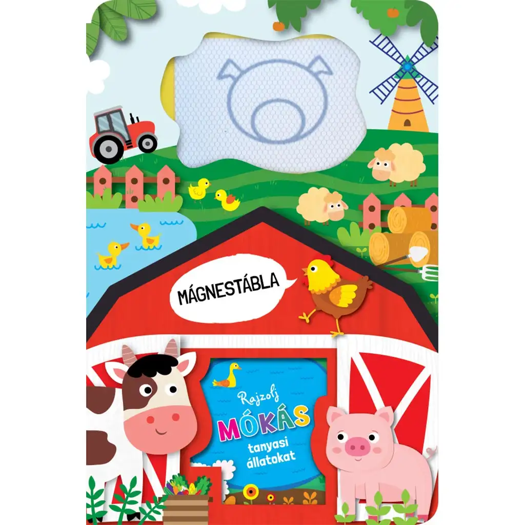 Magnetická tabuľa - Kresli veselé farmárske zvieratá