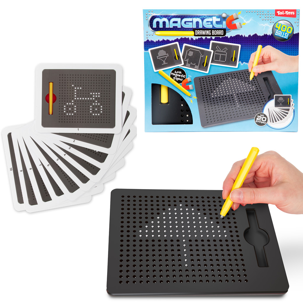 Magnetická tabuľka na kreslenie s guličkami a perom