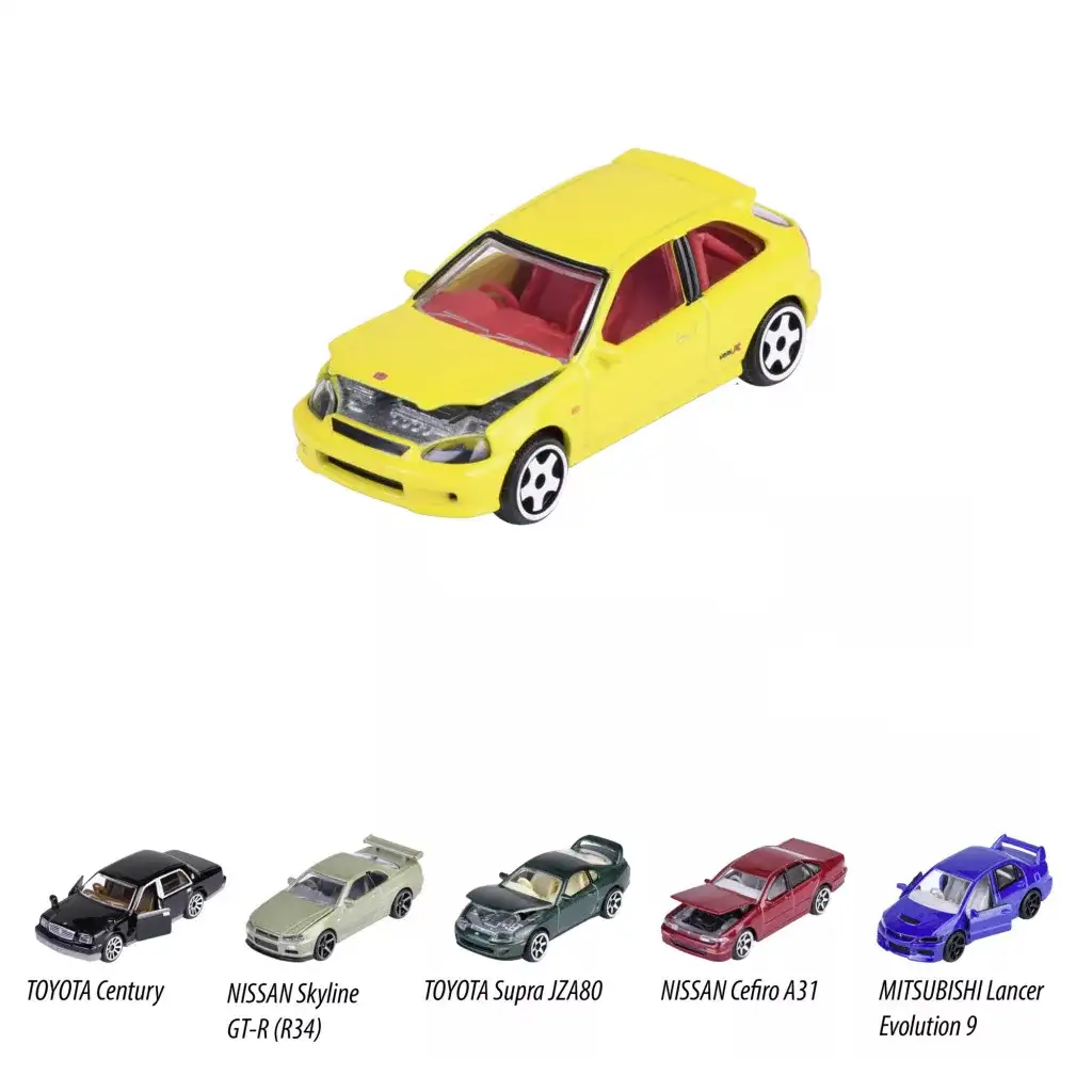 Majorette: Japonská séria kovových modelov áut 16. séria v rôznych variantoch 1/64 1ks kép 3