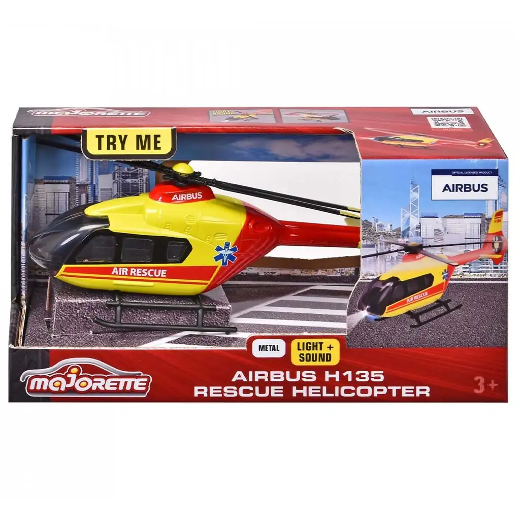 Majorette: Záchranársky vrtuľník Airbus H135 so svetlom a zvukom - Simba Toys